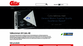 What Calix.se website looked like in 2021 (2 years ago)