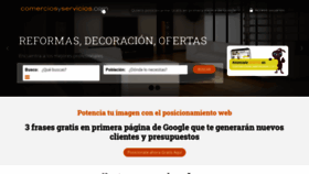 What Comerciosyservicios.com website looked like in 2021 (4 years ago)