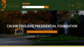 What Coolidgefoundation.org website looked like in 2021 (3 years ago)