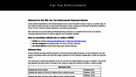 What Cartaxenforcement.co.uk website looked like in 2021 (3 years ago)