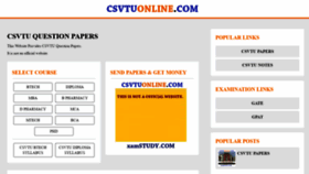 What Csvtuonline.com website looked like in 2021 (2 years ago)