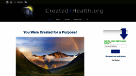 What Created4health.org website looked like in 2021 (3 years ago)