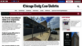 What Chicagolawbulletin.com website looked like in 2021 (2 years ago)