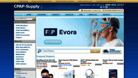What Cpap-supply.com website looked like in 2021 (3 years ago)