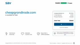 What Cheapgrandtrade.com website looked like in 2021 (2 years ago)