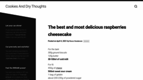 What Cookiesandry.com.au website looked like in 2021 (2 years ago)