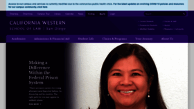 What Cwsl.edu website looked like in 2021 (2 years ago)