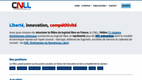 What Cnll.fr website looked like in 2021 (2 years ago)