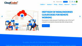What Cloudcodes.com website looked like in 2021 (2 years ago)