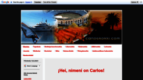 What Carloskokki.com website looked like in 2021 (3 years ago)