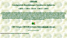 What Cdus.de website looked like in 2021 (2 years ago)
