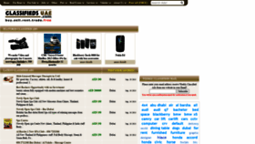 What Classifiedsuae.com website looked like in 2021 (2 years ago)