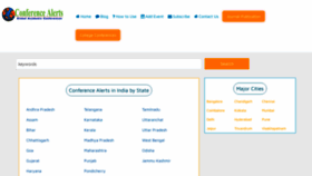 What Conferencealerts.co.in website looked like in 2021 (2 years ago)