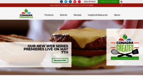 What Conagrafoodservice.com website looked like in 2021 (2 years ago)