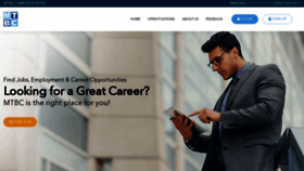 What Careers.mtbc.com website looked like in 2021 (3 years ago)
