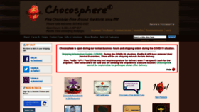 What Chocosphere.com website looked like in 2021 (2 years ago)