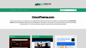 What Crocotheme.com website looked like in 2021 (3 years ago)