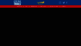 What Civilwartrails.org website looked like in 2021 (2 years ago)