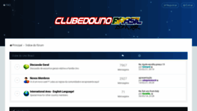 What Clubedounobrasil.com.br website looked like in 2021 (2 years ago)