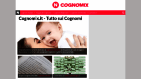What Cognomix.it website looked like in 2021 (4 years ago)
