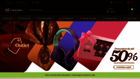 What Cacaushow.com.br website looked like in 2021 (4 years ago)