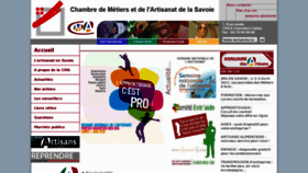 What Cma-chambery.fr website looked like in 2011 (13 years ago)