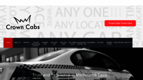 What Crowncabs.com.au website looked like in 2021 (2 years ago)
