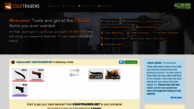 What Csgotraders.net website looked like in 2021 (4 years ago)