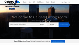 What Calgarylistings.com website looked like in 2021 (2 years ago)