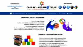What Calsac.fr website looked like in 2021 (2 years ago)