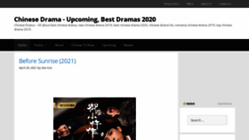 What Chinesedrama.org website looked like in 2021 (2 years ago)