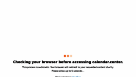 What Calendar.center website looked like in 2021 (4 years ago)