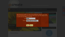 What Createtv.com website looked like in 2021 (2 years ago)