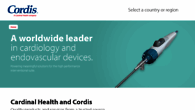 What Cordis.com website looked like in 2021 (2 years ago)