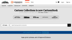 What Cartooncollections.com website looked like in 2021 (2 years ago)