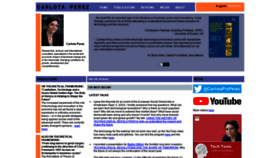 What Carlotaperez.org website looked like in 2021 (2 years ago)