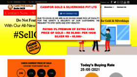 What Cashforgolddelhincr.com website looked like in 2021 (2 years ago)