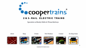 What Coopertrains.com website looked like in 2021 (2 years ago)