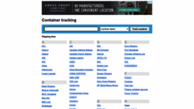 What Container-tracking.org website looked like in 2021 (2 years ago)
