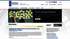 What Congressfoundation.org website looked like in 2021 (2 years ago)