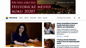 What Ceskeduchody.cz website looked like in 2021 (2 years ago)