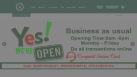 What Coopwest.com.ng website looked like in 2021 (3 years ago)
