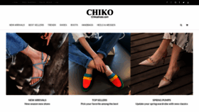 What Chikoshoes.com website looked like in 2021 (2 years ago)