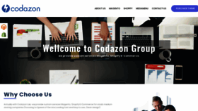 What Codazon.com website looked like in 2021 (3 years ago)