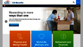What Citibenefits.com website looked like in 2021 (2 years ago)
