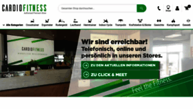What Cardiofitness.de website looked like in 2021 (2 years ago)