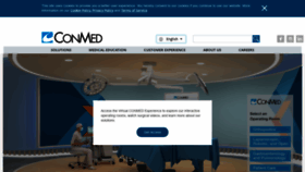 What Conmed.com website looked like in 2021 (2 years ago)