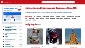 What Cakesdecor.com website looked like in 2021 (2 years ago)