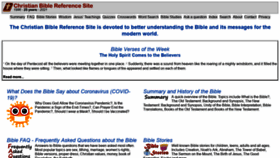 What Christianbiblereference.org website looked like in 2021 (2 years ago)