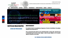 What Cbtis78.edu.mx website looked like in 2021 (2 years ago)
